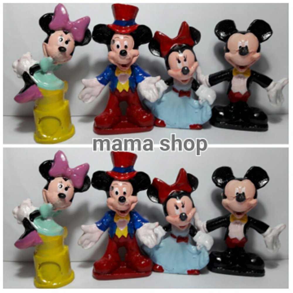 Jual Figure Mickey dan Minnie Mouse Topper Hiasan Kue Ulang Tahun ...