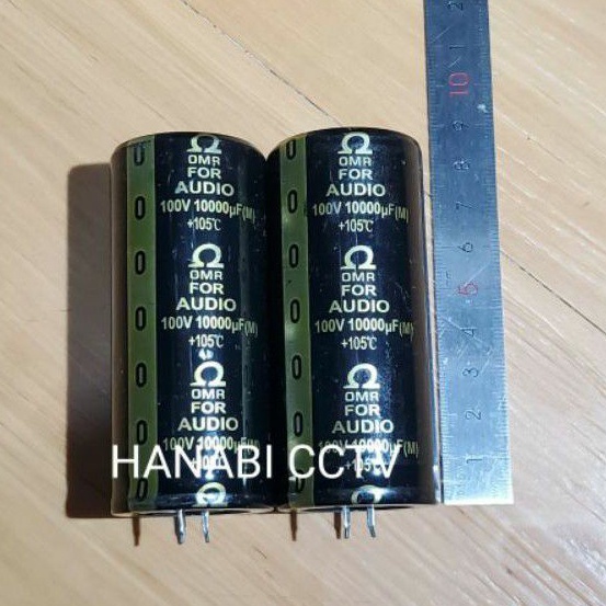 1/3/5pcs 63/80/100v10000uf Audio amplifier power filter electrolytic capacitor e