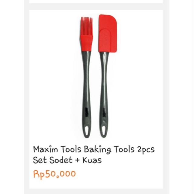 Jual Maxim Tools Baking (2pcs) | Shopee Indonesia