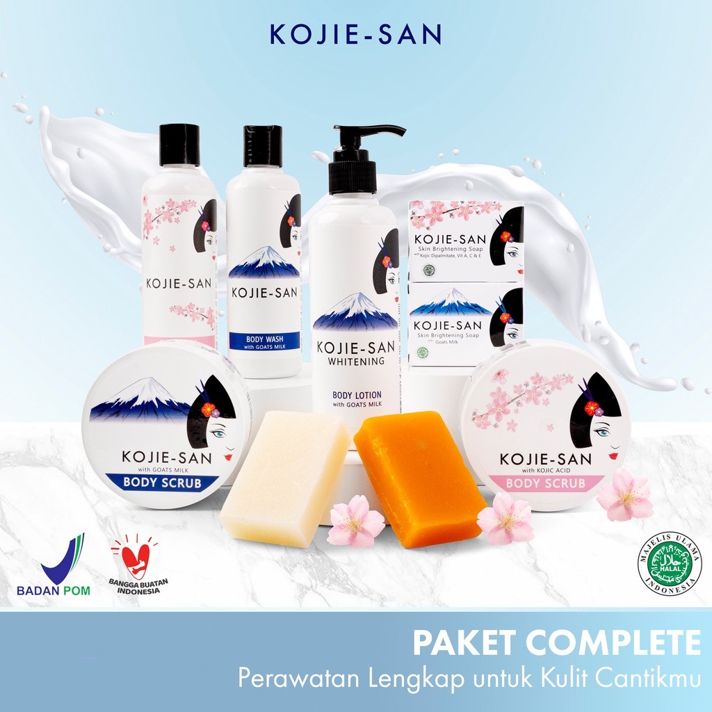 Jual KOJIESAN Body Wash Body Scrub Body Lotion Goat's Milk