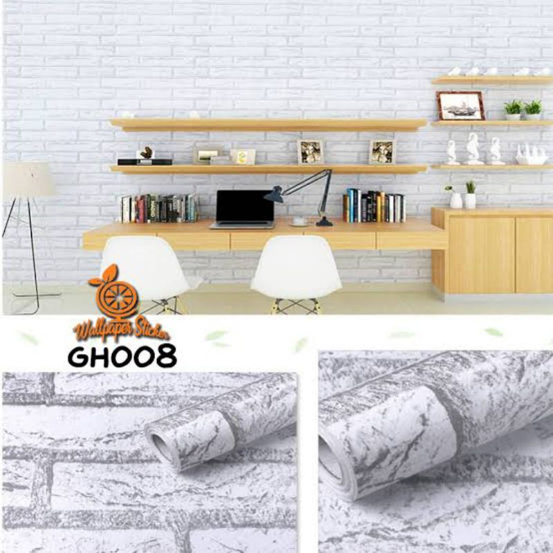 Jual walpaper/ sticker dinding motif bata | Shopee Indonesia