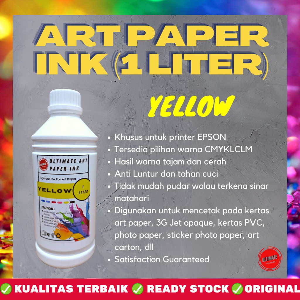 Jual Tinta Epson Art Paper Ink Ultimate Premium 1 Liter | Shopee Indonesia