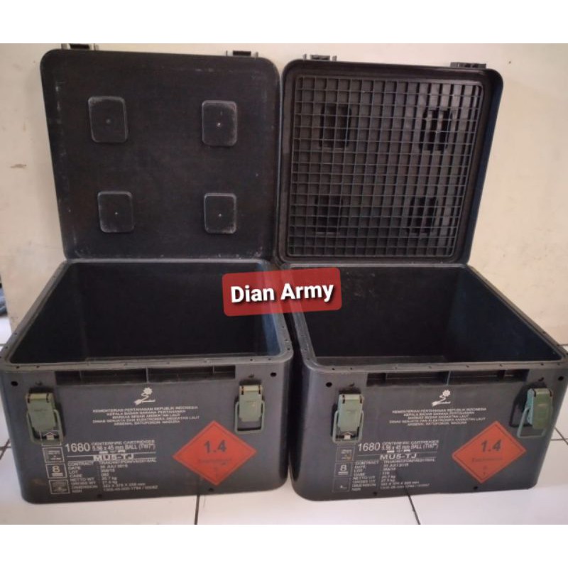 Jual BOX JATAH/BOX PINDAD/BOX BEKAS PELURU TNI/TOOL BOX/KOTAK PERKAKAS ...