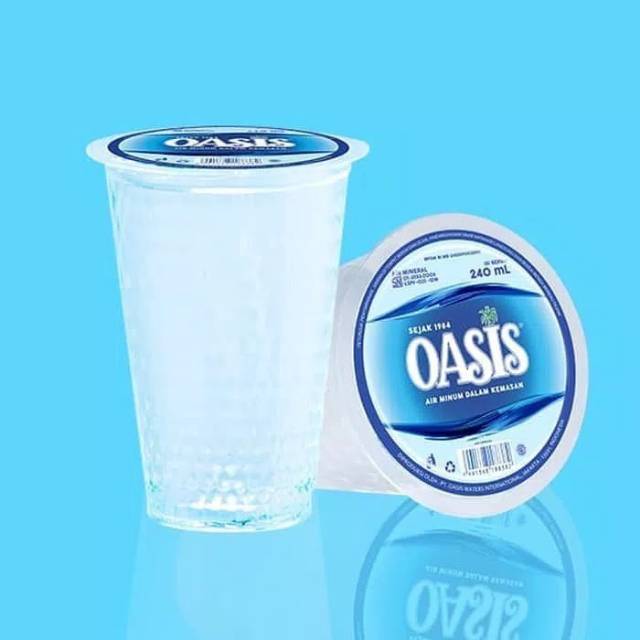 Jual OASIS Gelas Air Mineral Air Minum Dalam Kemasan Spring Water 240 ...