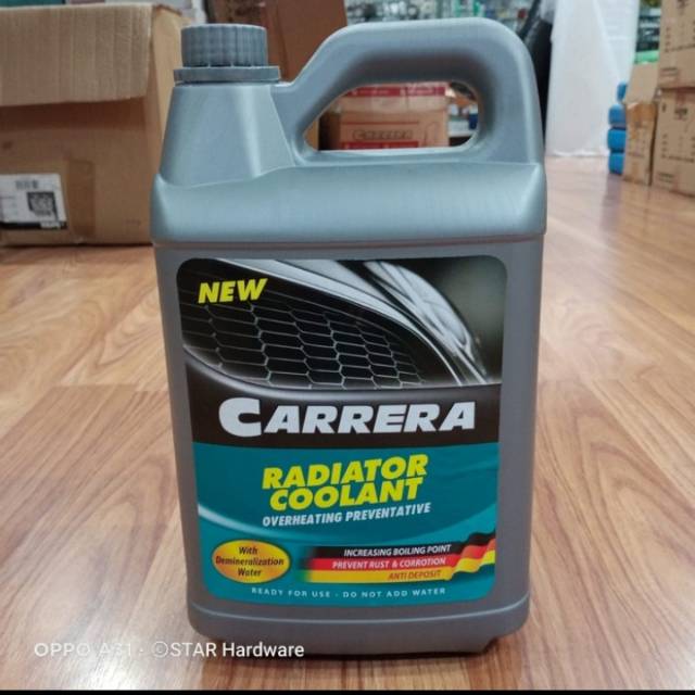 Jual CARRERA RADIATOR COOLANT GALON 5 LITER / CAIRAN UNTUK RADIATOR