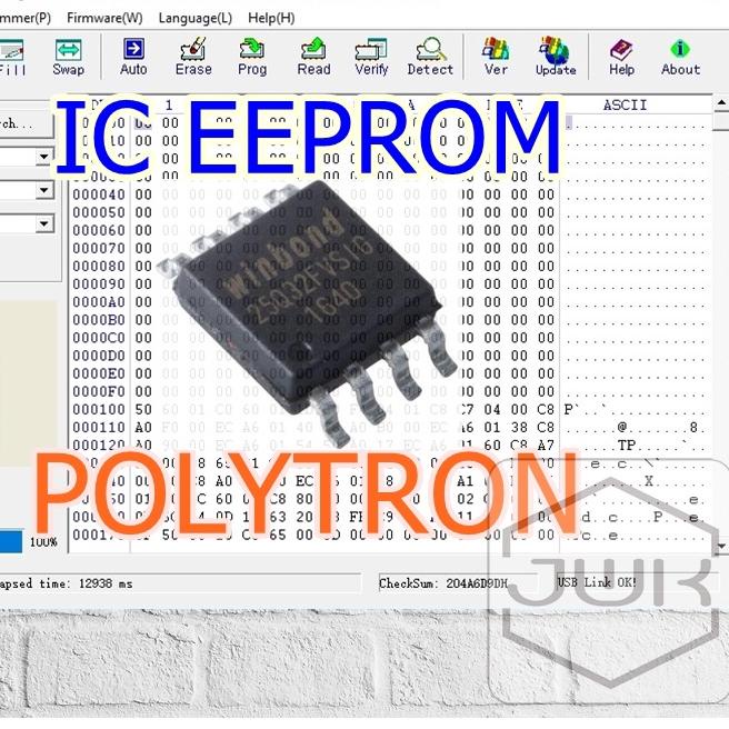 Jual ⅍ IC Eeprom Include Firmware TV LED Polytron Siap Pakai | Shopee