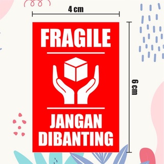 Jual Stiker Fragile Stiker Jangan Dibanting Handle With Care Shopee