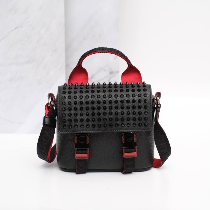 FASHION PRIA TAS PRIA CHRISTIAN LOUBOUTIN LOUBICLIC MINI SPIKED