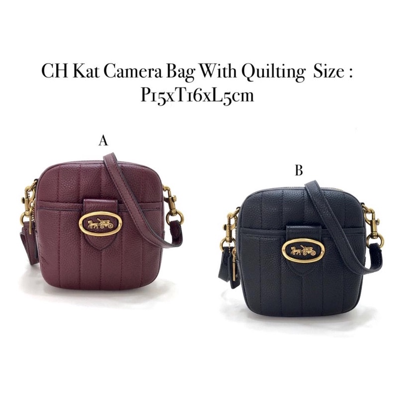 Jual READY COACH Kat Camera Bag With Quilting Shopee Indonesia