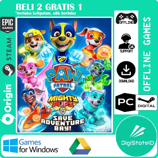 Jual PAW Patrol Mighty Pups Save Adventure Bay - Game PC | Shopee Indonesia