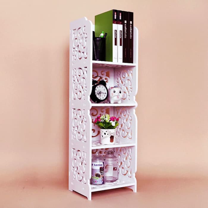Jual Dc006 Rak Buku 4 Tingkat / Stand Book Rack 4 Layer Domestic ...