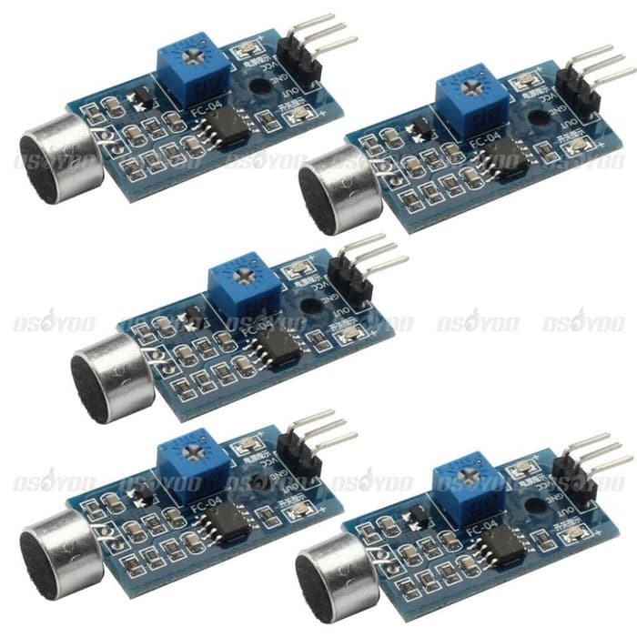 Jual New Audio Sensor Mic Microphone Sensor Module For Arduino | Shopee ...