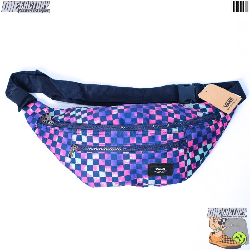 Jual VANS WAISTBAG CHECKERBOARD PURPLE 100%Original | Shopee Indonesia