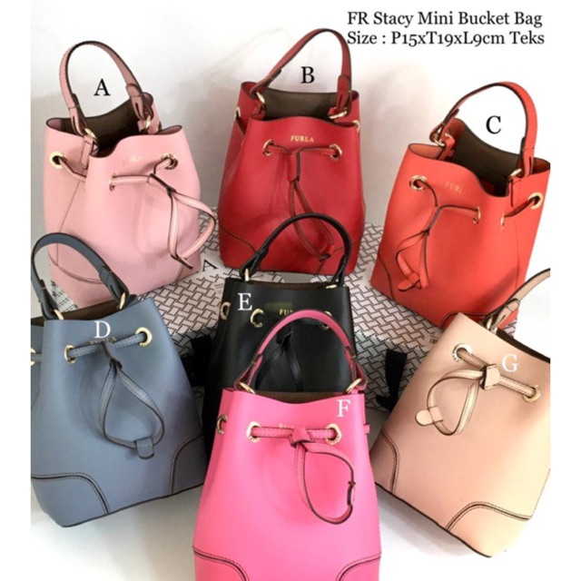 Furla stacy best sale small bucket bag