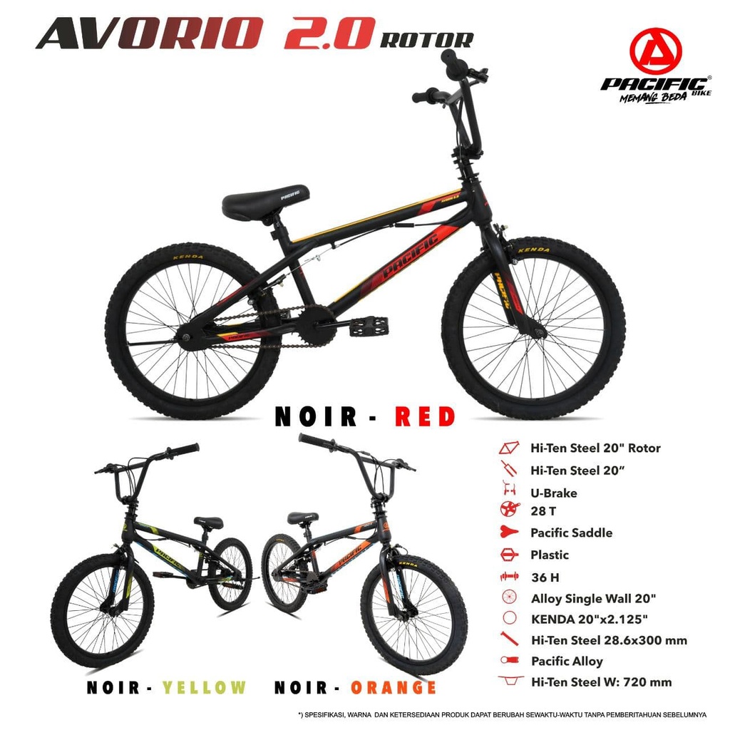 Jual Sepeda BMX 20 Inch Pacific Avorio 2.0 Rotor | Shopee Indonesia
