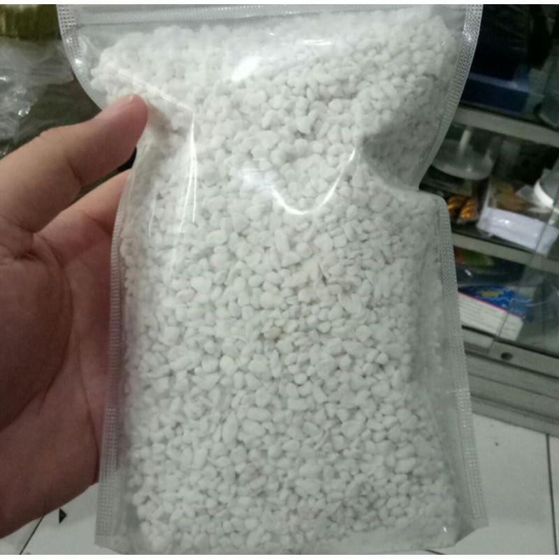 Jual Perlite, ukuran kasar, putih, hodroponik, reptil, gecko,500 ml, 75