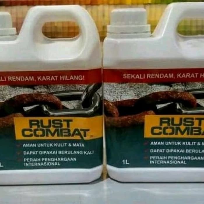 Jual Cairan Perontok Karat Rust Combat 1 Liter Shopee Indonesia 5314