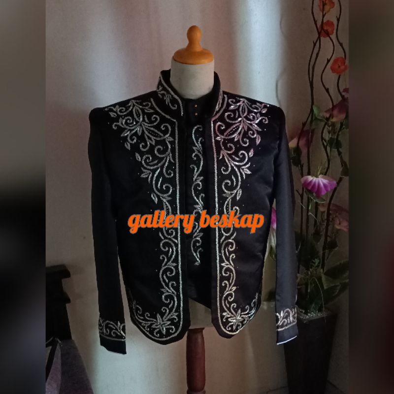 Jual beskap pengantin jawa maroon / beskap hewes | Shopee Indonesia
