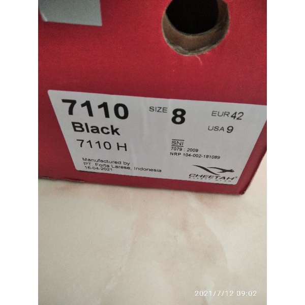 Jual safety shoes/sepatu safety cheetah 7110 h | Shopee Indonesia