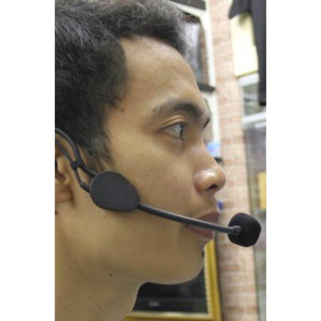 Jual TOA microphone headset ZM 370 HS Original mic Imam Harga Murah