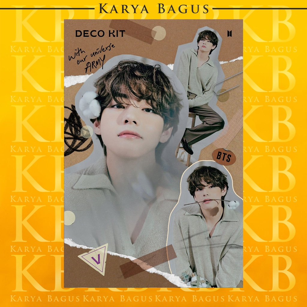 Jual POSTER KPOP BTS DECO KIT V Shopee Indonesia