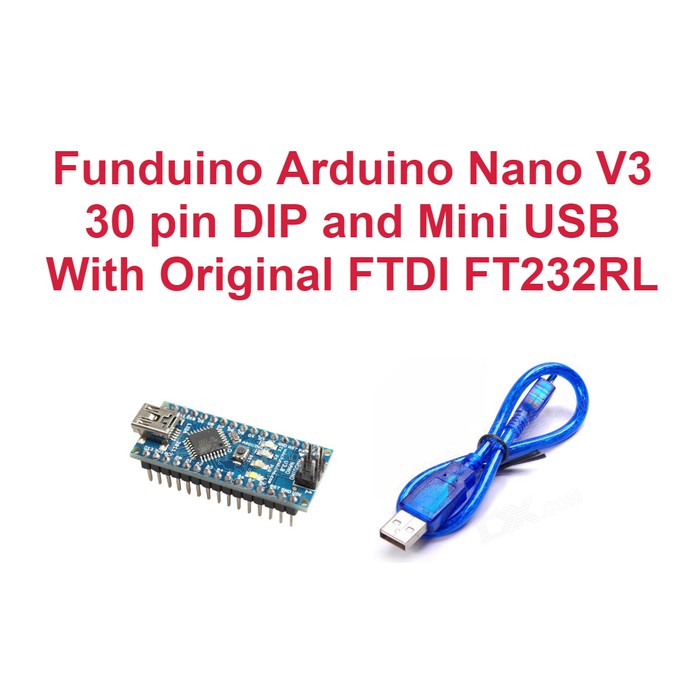 Jual ARDUINO NANO 3.0 3 V3 R3 high quality ( FTDI Original ) + data ...
