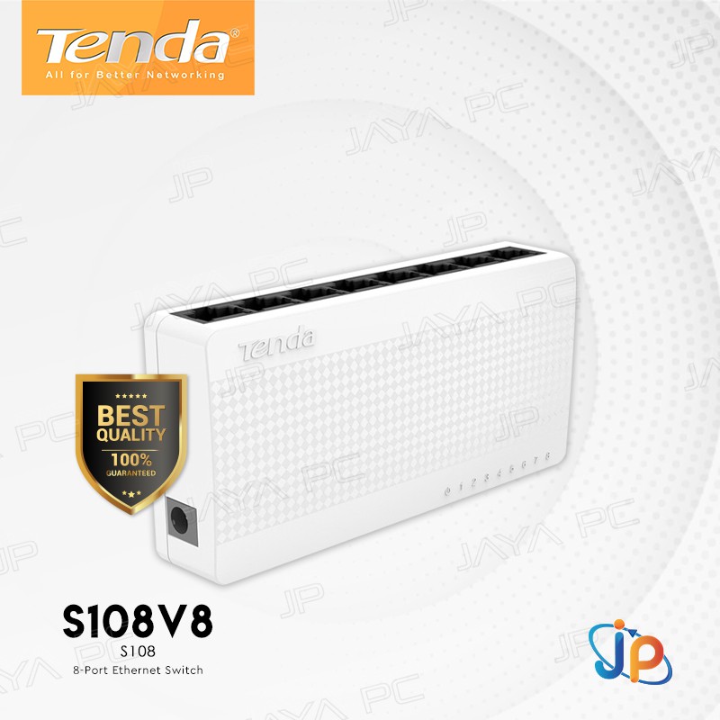 Jual Tenda S108 8-Port Mini Desktop Ethernet Internet Network Switch ...