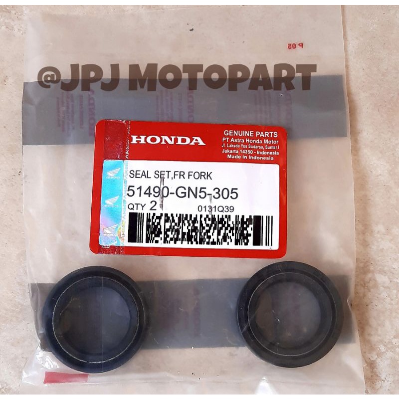 Jual SEAL SHOCK SET HONDA DEPAN VARIO / BEAT / GRAND / SUPRA GN5