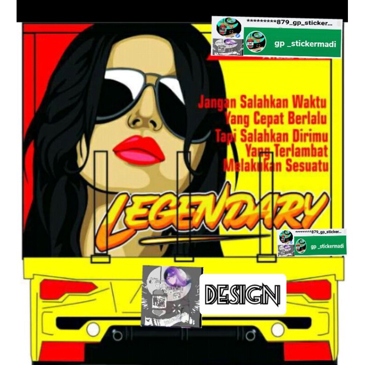 Jual decal stikerbak truk berbagai custom | Shopee Indonesia