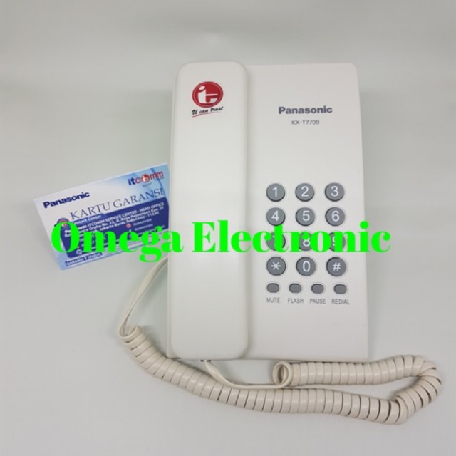 Jual RESMI Panasonic KX-T7700 - Pesawat Telepon Rumah Kantor Single ...