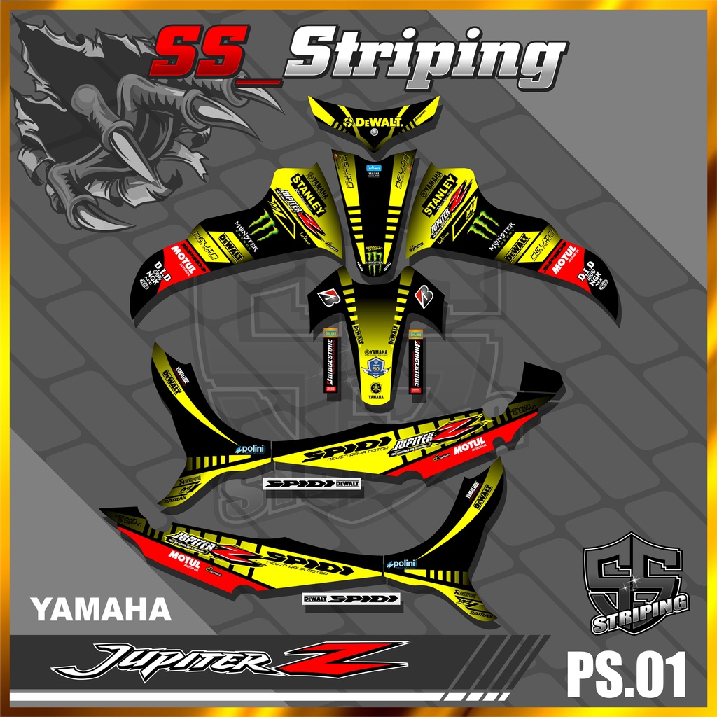Jual Decal Sticker Full Body JUPITER Z - Sticker Full Body JUPITER Z
