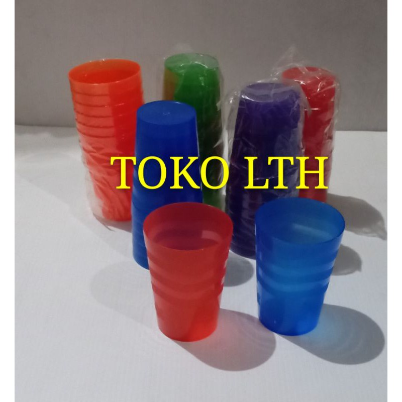 Jual PER 6 PCS GELAS PLASTIK