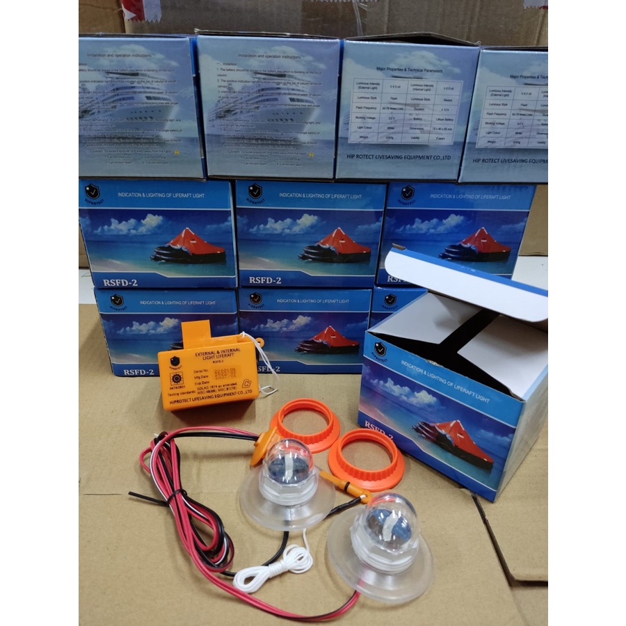 Jual Lampu Liferaft Rsfd-2 / Sea Cell Life Raft Light Solas Standart ...