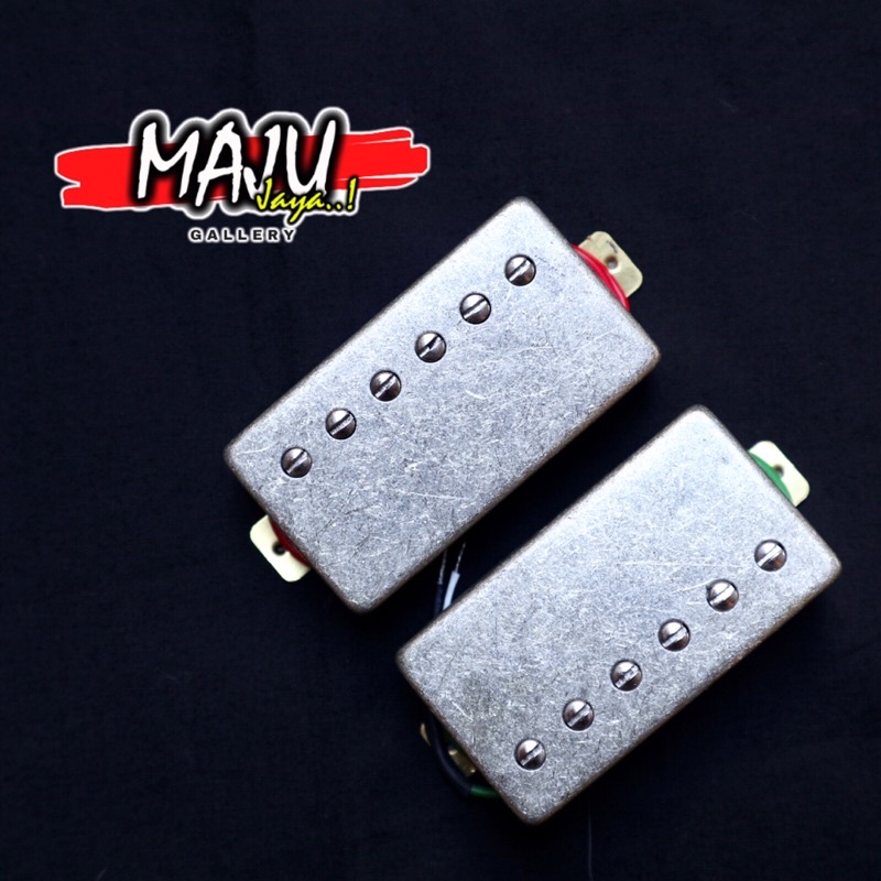 Jual Pickup Gitar Elektrik Chrome Cover Humbucker Alnico Magnet Pickup Gitar Ibanez Asv A