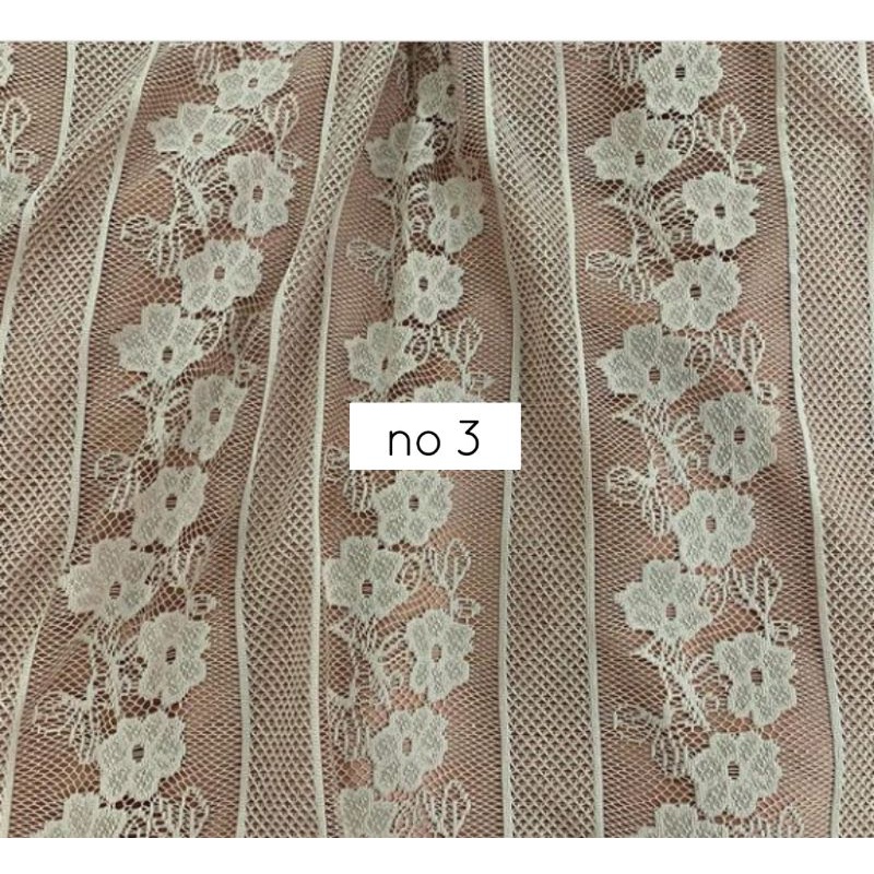 Jual Kain Brukat Brokat Tile Tulle Mutiara Bahan Kebaya Modern Baju