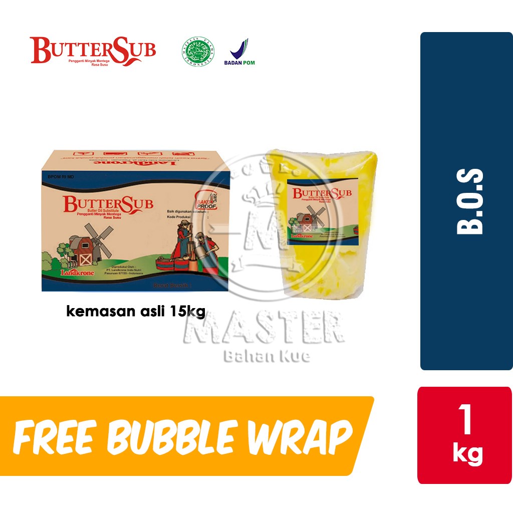 Jual BUTTERSUB Milky Butter Oil Substitute BOS / Pengganti Minyak ...