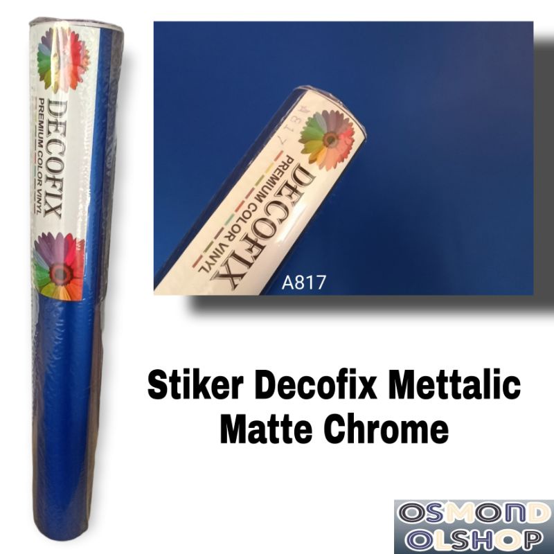 Jual Stiker Scotlite Decofix Mettalic Matte Chrome (Roll) | Shopee ...
