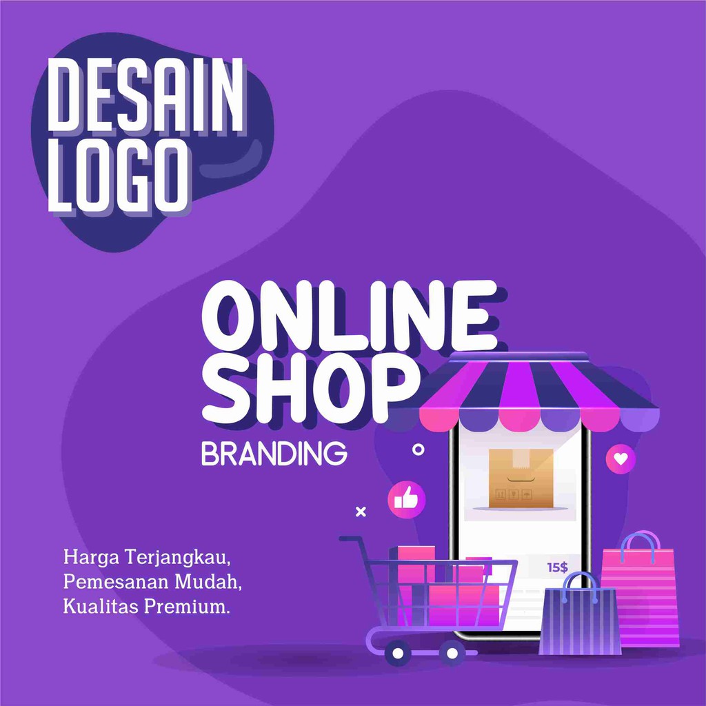 Jual Jasa Desain Logo Shopee Indonesia