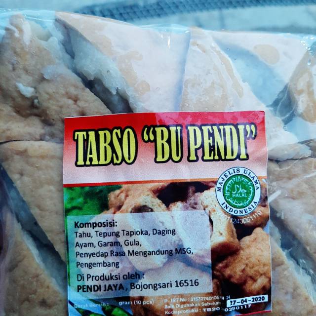 Jual Tahu Baso Bu Pendi Tabso Tahu Bakso Khas Semarang Shopee Indonesia