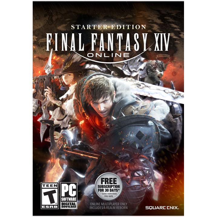 Jual PC Game CD Key Original Final Fantasy XIV 14 Online Starter