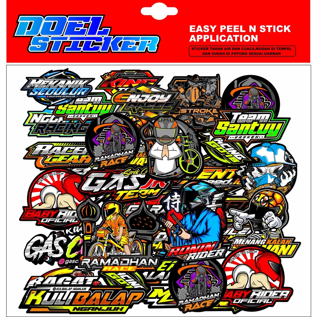 Jual STICKER SUNMORI - Sticker Pack Sunmori 1 Set Isi Banyak Stiker