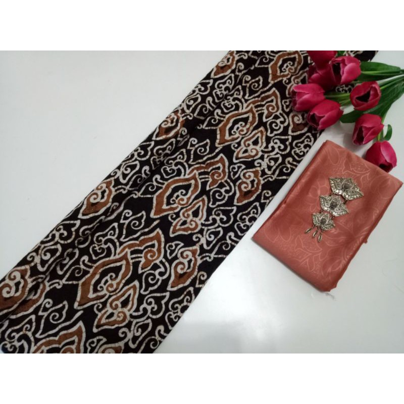 Jual KAIN BATIK DOBY CAP BERMOTIF VARIASI ELEGAN JARIK KEBAYA SET COUPE ...