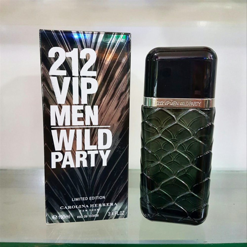 Jual CH 212 Vip Men Wild Party LIMITED EDITION Parfum EDT 100ml Pria Shopee Indonesia