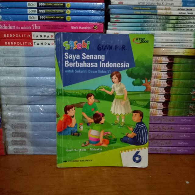 Jual Original Buku Sasebi Saya Senang Berbahasa Indonesia Untuk SD ...