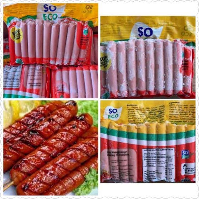 Jual SOSIS SO ECO AYAM 750GR SOSIS MURAH MERIAH RASA DIJAMIN MANTUL ...