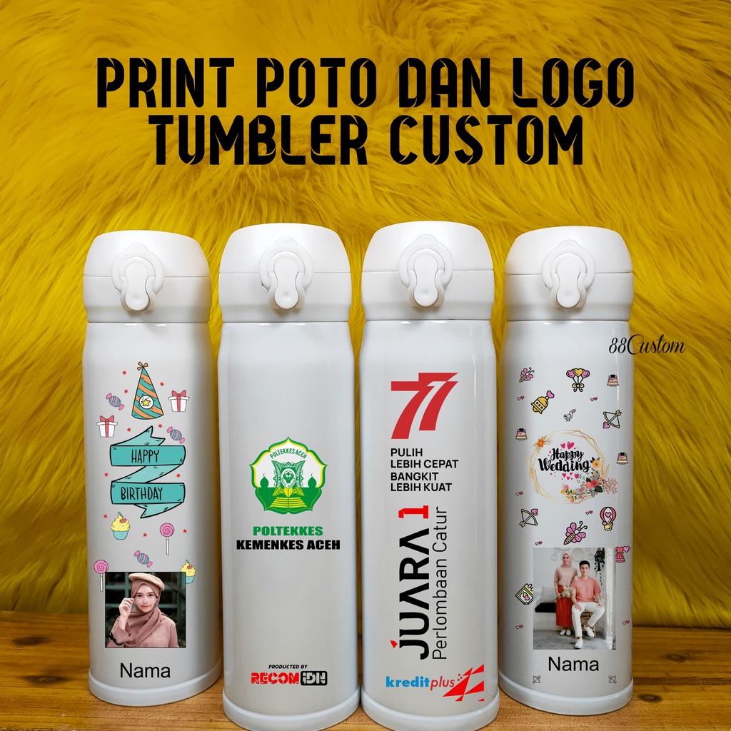 Jual Tumbler Custom Tumbler Niagara Free Print Poto | Shopee Indonesia