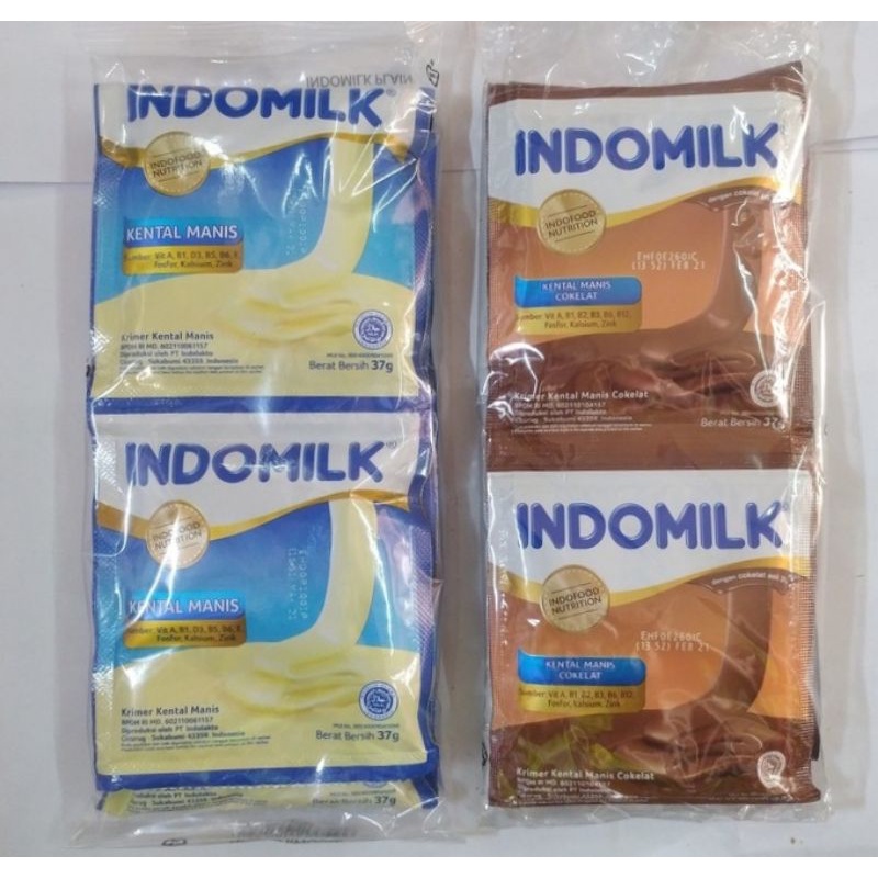 Jual KR_INDOMILK KENTAL MANIS SACHET 1 BUNGKUS Shopee Indonesia