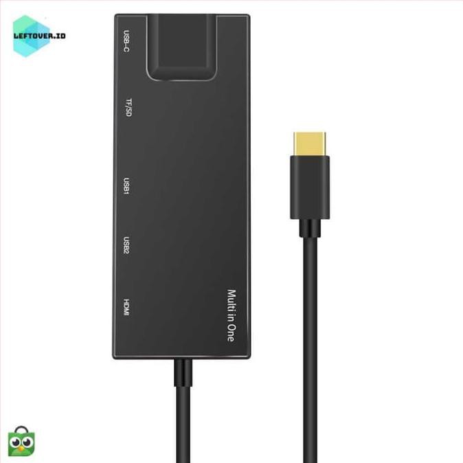 Jual Promo Bubm Usb Type C Hub 7 In 1 Lan Adapter Pass-Through Charging ...