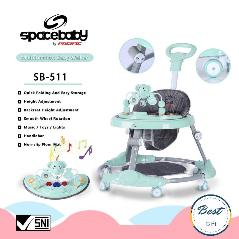 Jual SPACEBABY SB-511 BABY WALKER (ELEPHANT STIR) | Shopee Indonesia