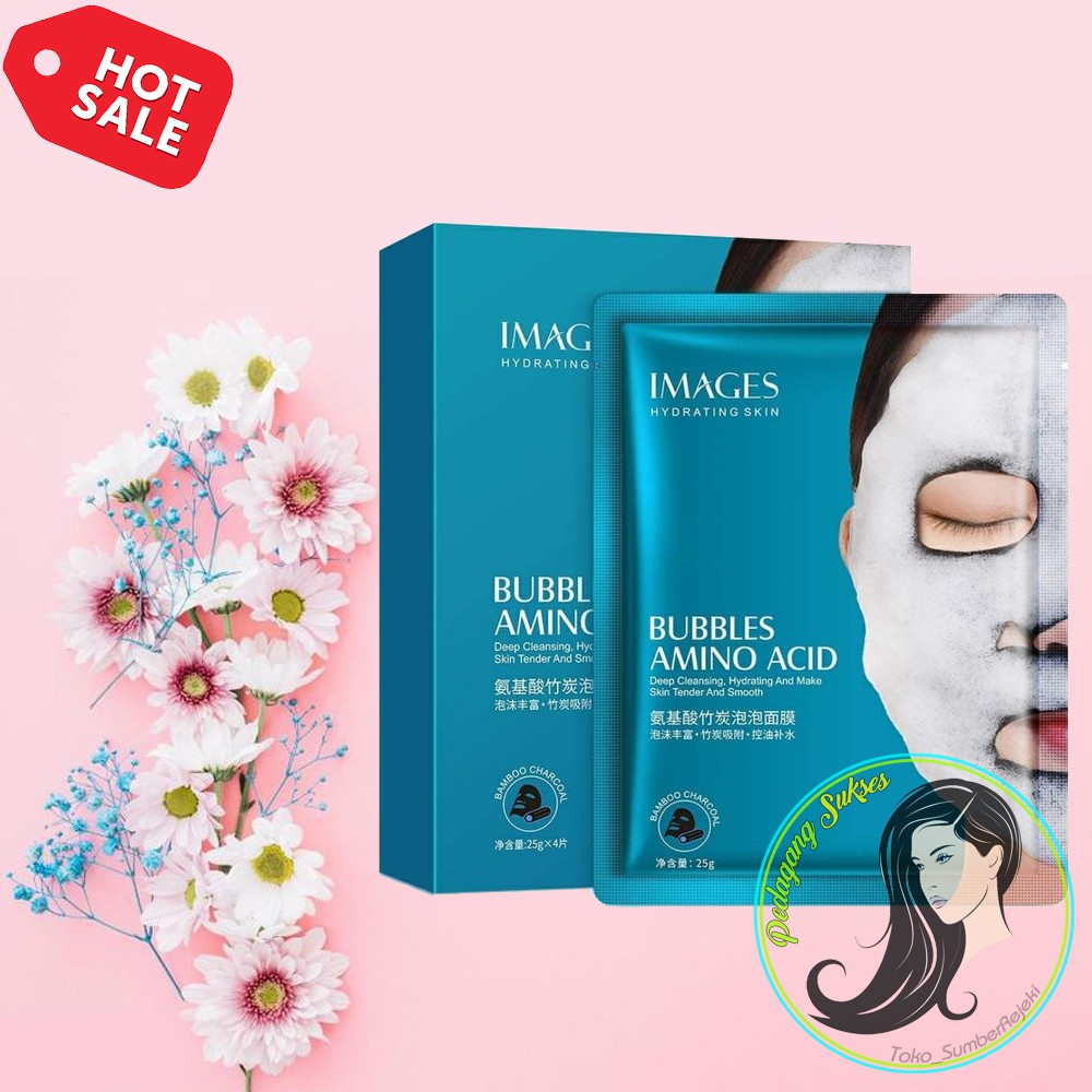 Jual [TERMURAH] IMAGES MASK AMINO ACID BUBBLES IMAGE FACIAL BUBBLE MASK ...